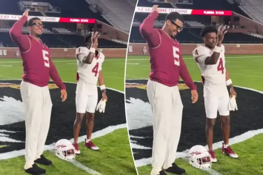 Jameis Winston Visits Florida State, Joins Brother for Passing-the-Torch Moment