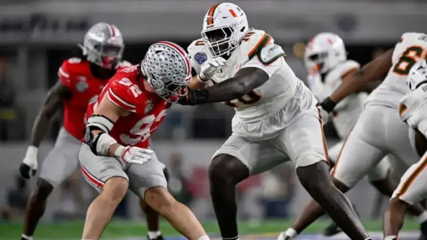 Chiefs Eye Miami Hurricanes’ OT Markel Bell for Scouting Report