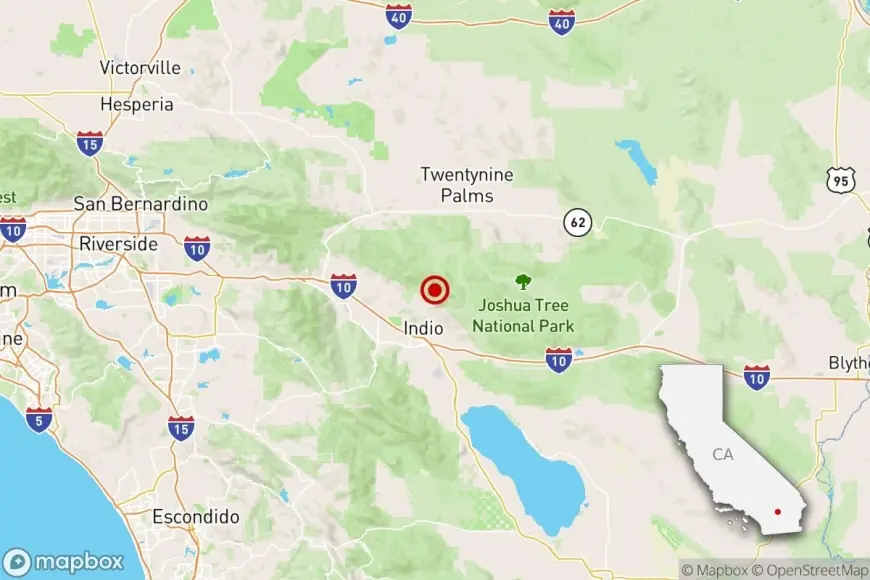 Earthquake Near Me : 4.9 Quake Near Indio Hills Shakes Southern California, Felt From Palm Springs to Los Angeles and San Diego