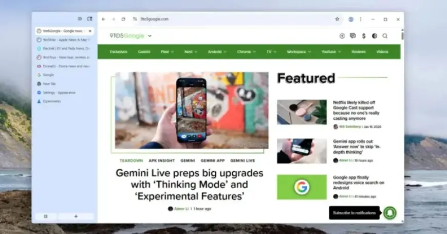 Explore Google Chrome Vertical Tabs: Features and Usage Guide (Gallery)