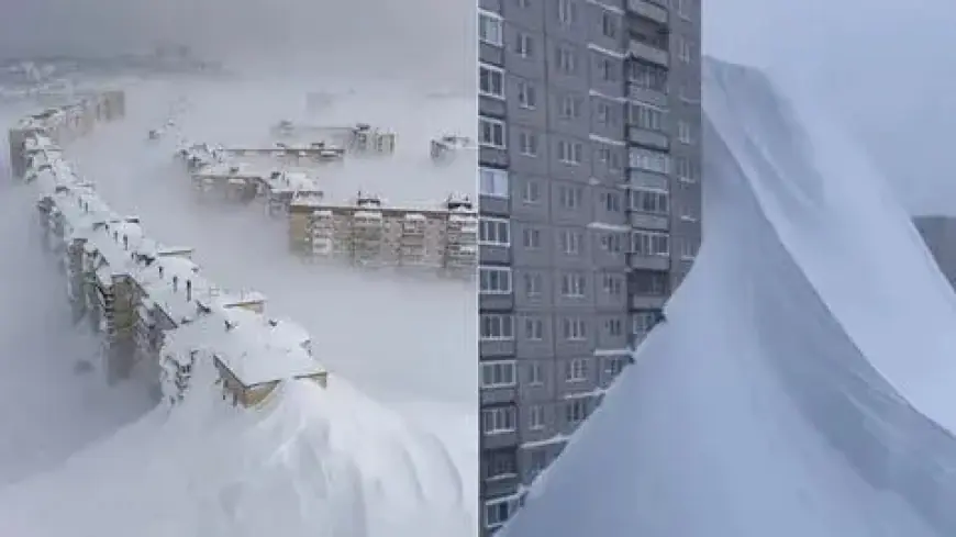 Russia’s Record Snowfall Engulfs Kamchatka Towns