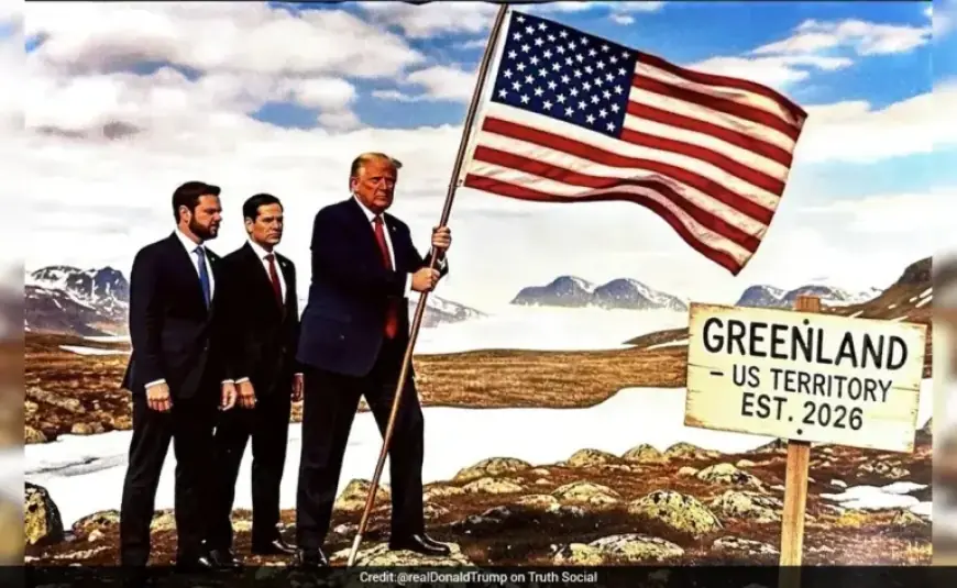 Trump Ridicules NATO: Alters US Map to Include Greenland