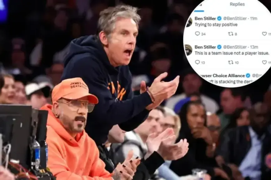 Ben Stiller Rattled as Knicks Suffer Crushing Loss to Mavericks