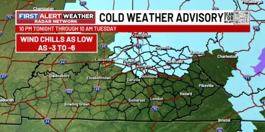 “Bitter Cold Front Expected Monday Night into Tuesday: Weather Alert”