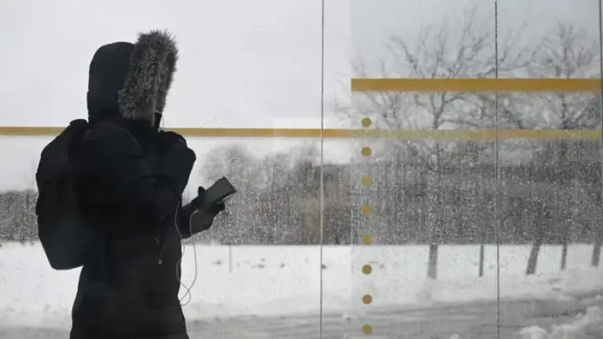 60 km/h Winds and Cold Temperatures Plunge to -19°C in Spots on Tuesday