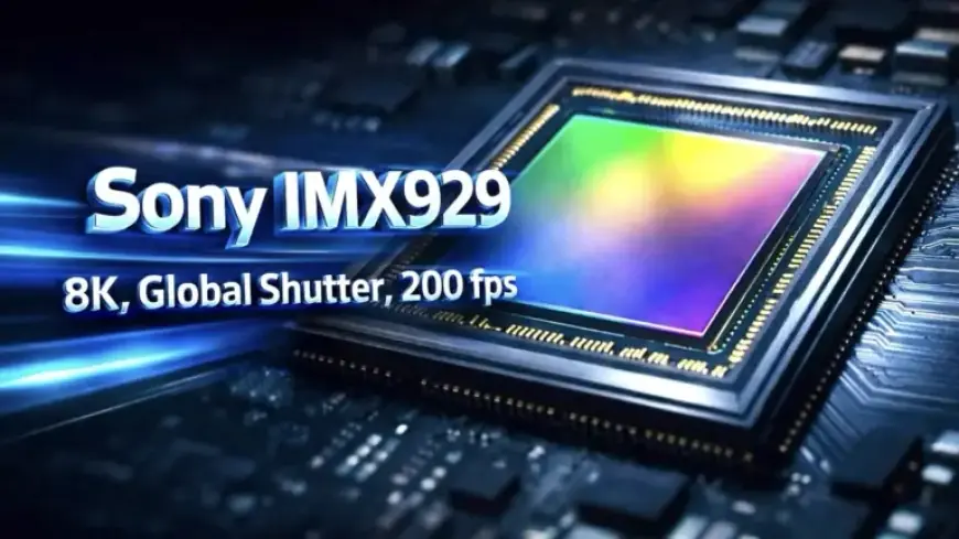 Sony Unveils 8K Global Shutter Sensor Achieving 200 FPS