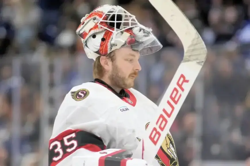 Senators Goalie Linus Ullmark Breaks Silence After Leave of Absence