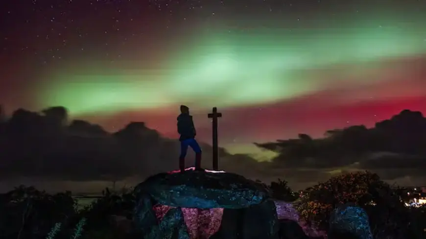 Solar Flare Ignites Stunning Northern Lights Display: In Photos