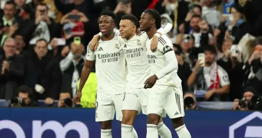 Mbappé’s Relentless Double Strikes Against Former Club in Real Madrid-Monaco Match