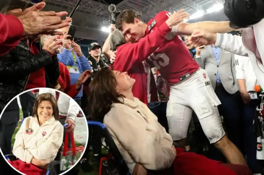 Fernando Mendoza Celebrates Victory with Tearful Tribute to His Mother Battling MS