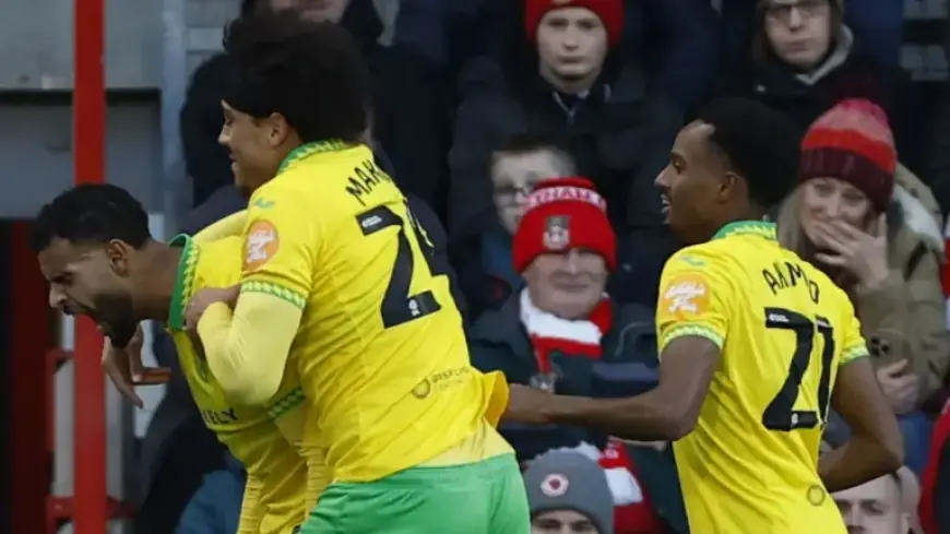 Norwich City Triumphs 2-1 Over Wrexham; Makama Secures Winning Goal
