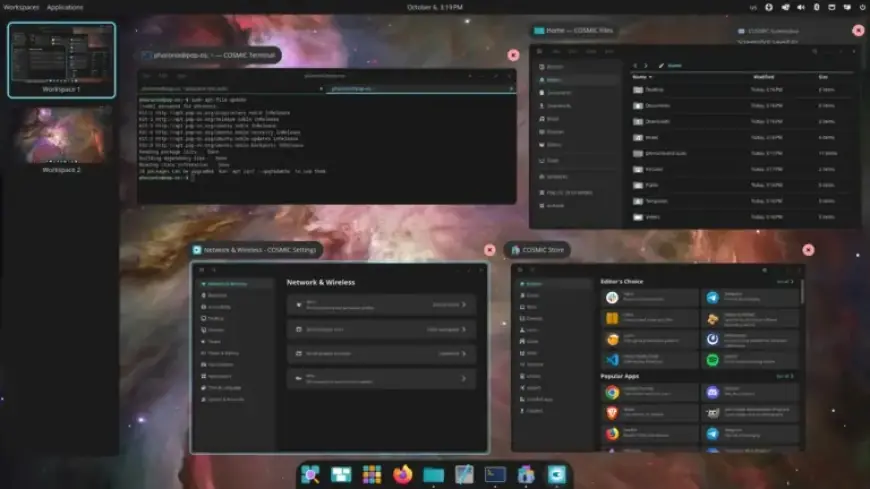 System76 Enhances COSMIC Desktop with Continuous Improvements