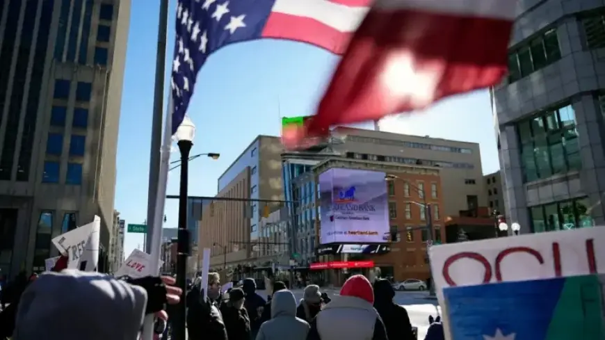 “Ohio Sees ‘Free America Walkout’ Protests Across Columbus and Beyond”
