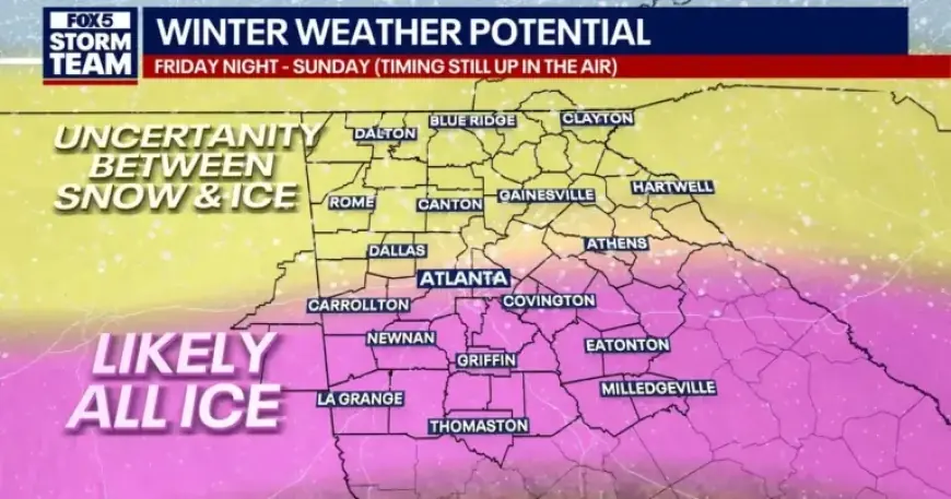 North Georgia Braces for Possible Winter Storm as Storm Alert Days Issued
