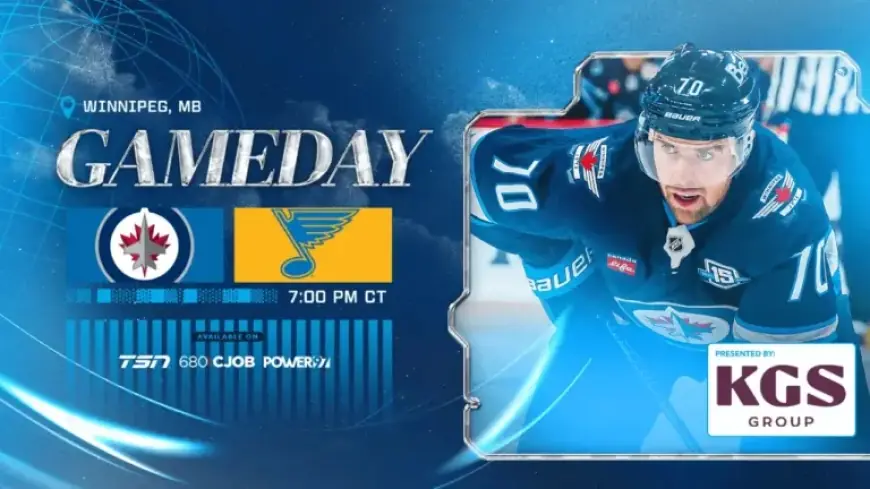 Blues Face Off Against Jets on Gameday