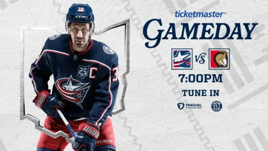 Blue Jackets Host Senators in Five-Game Homestand Kickoff