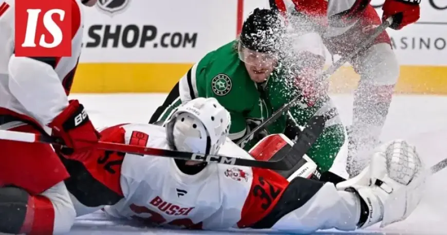 Bus Steals Spotlight During Finnish NHL Prospect’s Debut Performance