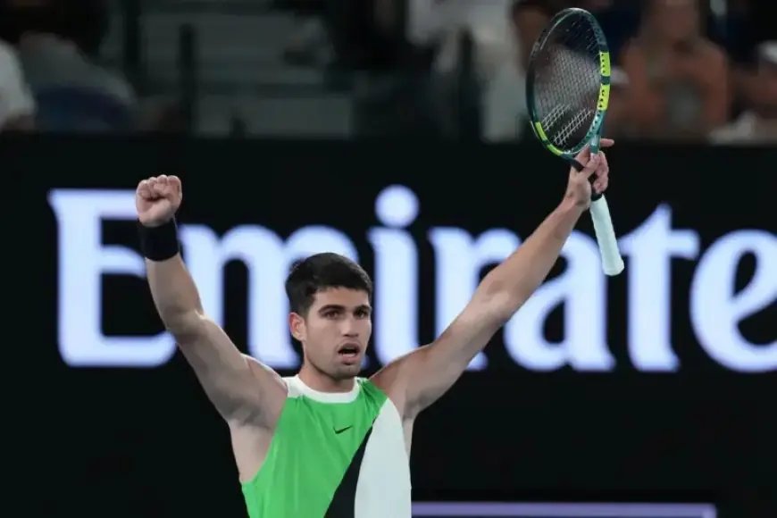 How to Stream Carlos Alcaraz vs. Yannick Hanfmann Live at Australian Open