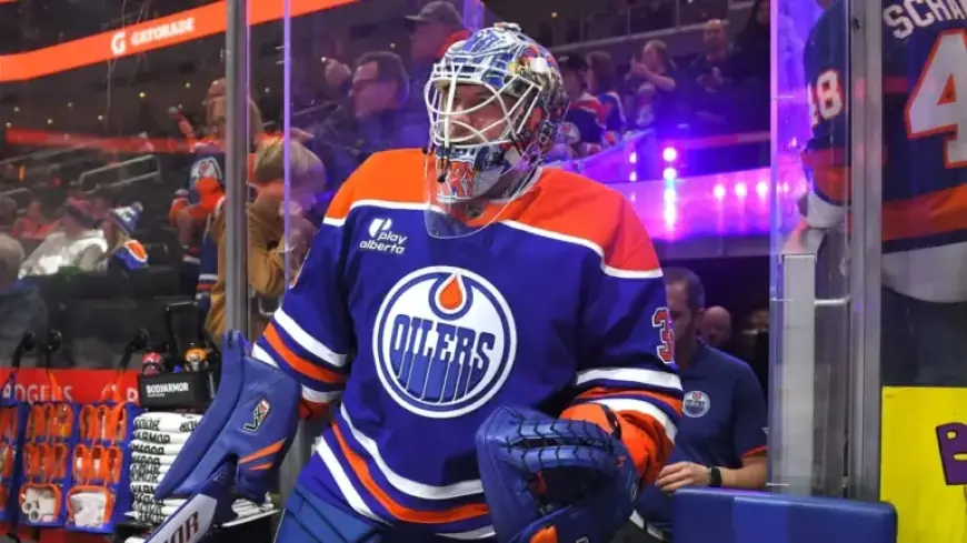 Jarry Set for First Oilers Home Game Against Devils