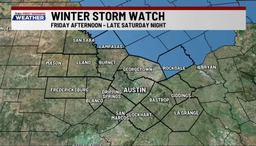 Winter Storm Watch Expands Ahead of Late-Week Snow and Ice Threat Across a Broad U.S. Corridor