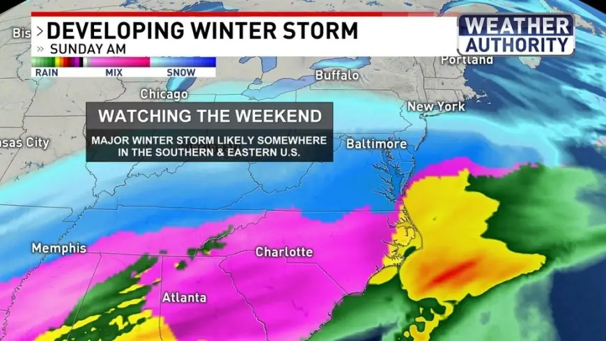 Major Winter Storm Predicted to Hit North Georgia This Weekend