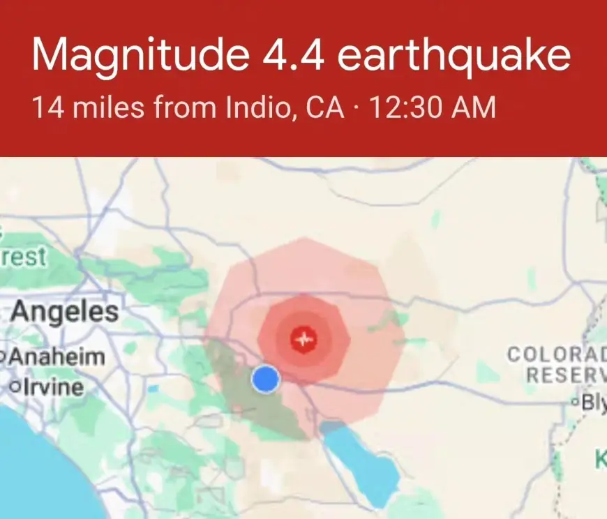 Earthquake Near Indio Hills Sparks “Earthquake Near Me” Searches Across Coachella Valley, Palm Springs, San Diego and Los Angeles
