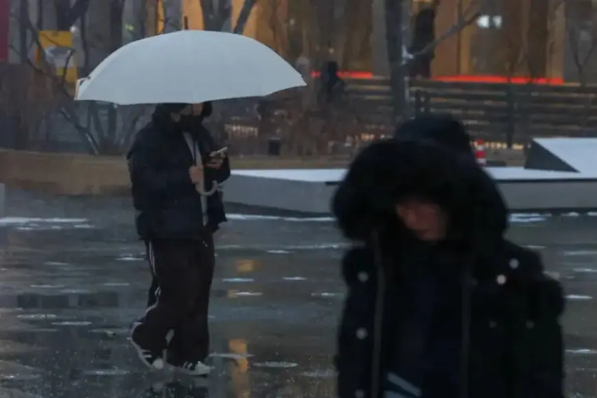 “Prepare Umbrellas: Snow and Rain Forecast for Central Regions Tomorrow”