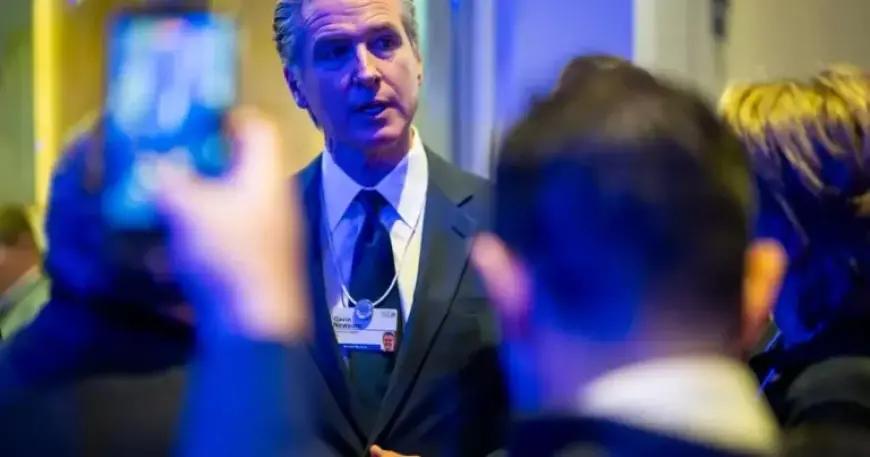 Newsom Urges Trump to Avoid Repeating Mistakes at Davos – POLITICO