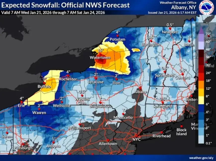 Central NY Faces Frigid Weekend Temperatures