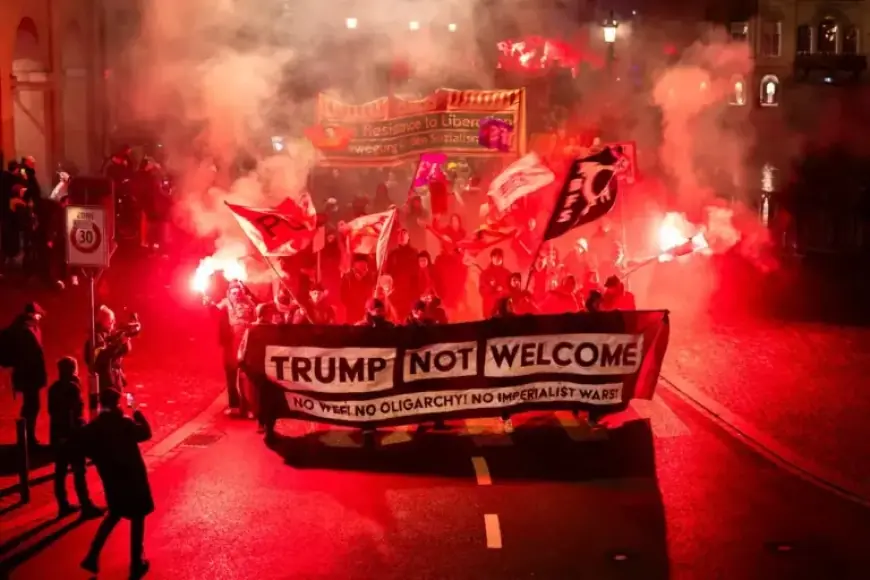 “Backlash Grows as Trump Heads to Switzerland Amid Protests”