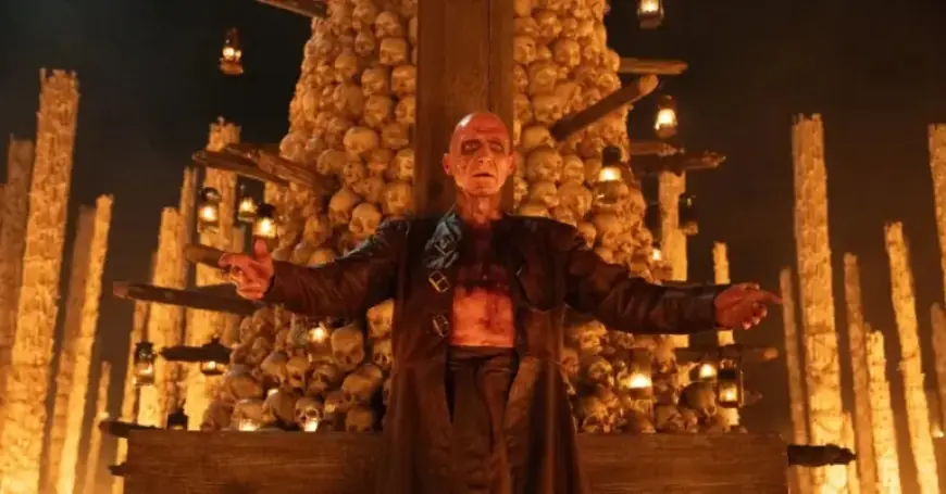 Ralph Fiennes Rocks to Iron Maiden in ‘The Bone Temple’ Performance