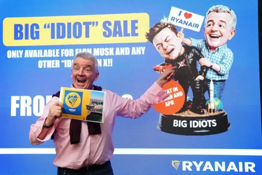 Ryanair CEO Rejects Elon Musk’s Proposal Amid Escalating Verbal Feud