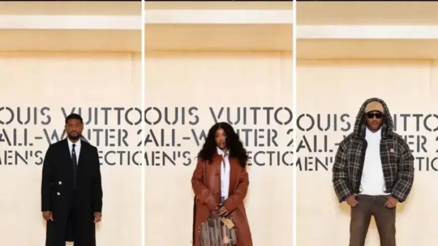 Pharrell’s Louis Vuitton Paris Show Attracts Star-Studded Audience