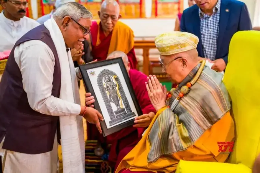 VHP General Secretary Holds Meeting with Dalai Lama in Hubballi #Gallery