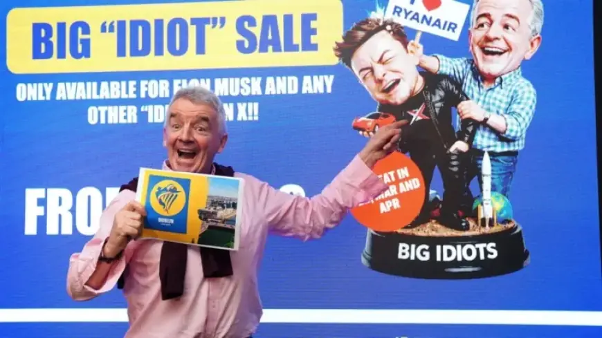 Ryanair CEO O’Leary Rejects Elon Musk’s Airline Acquisition Proposal