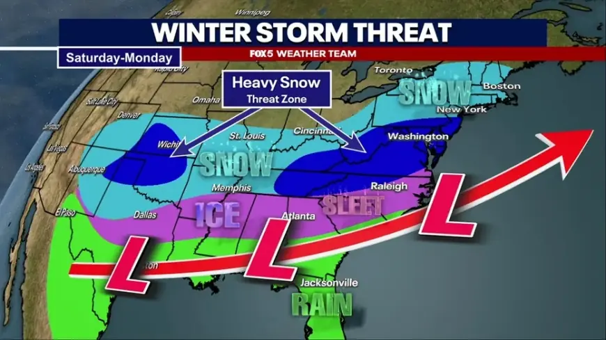 How Much Snow Is Expected on Sunday in NJ and Long Island? Latest Snow Forecast as Arctic Air Deepens