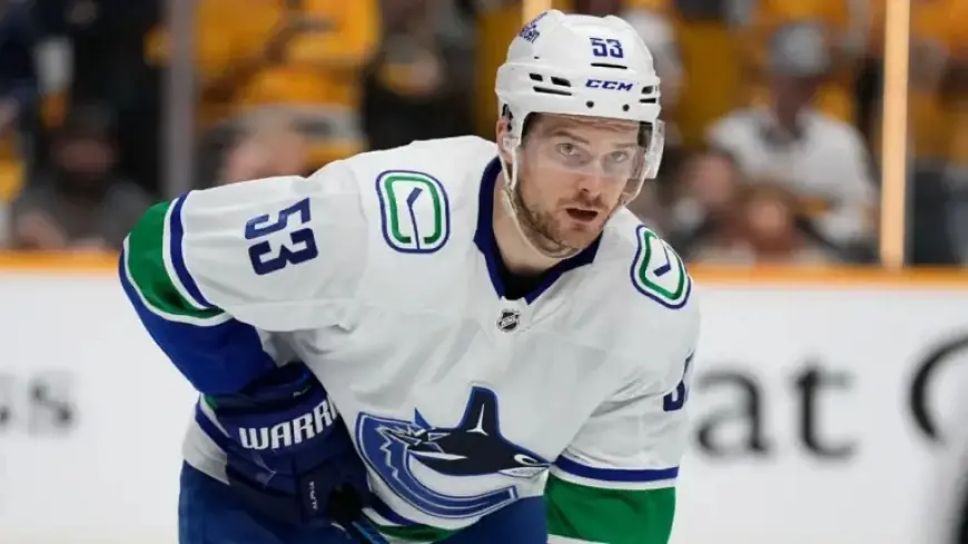 Canucks’ Teddy Blueger Rejoins Lineup Against Capitals