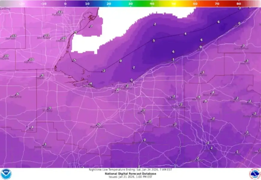 Severe Cold Weather Hits NE Ohio, Prepares Region for Major Weekend Storm