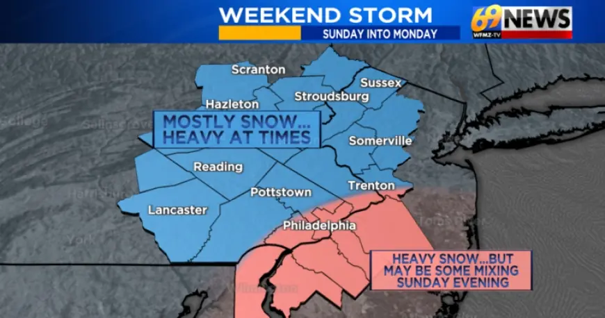 Weekend Snow Forecast: Track Shifts, Likelihood of Significant Snow Increases
