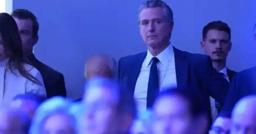 Newsom Holds Trump Responsible for Skipping Davos Event