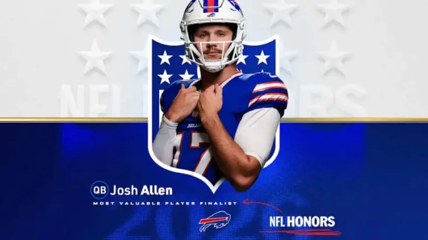 Josh Allen Named Finalist for AP 2025 NFL MVP Award