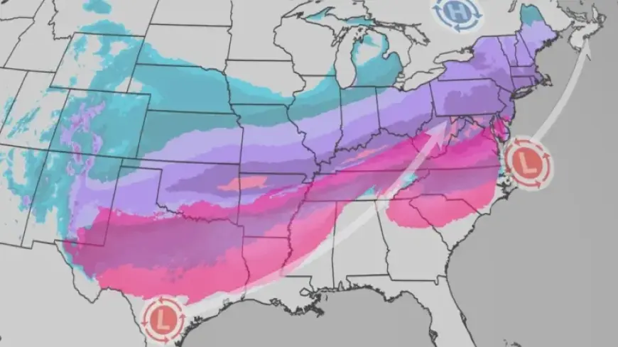 Winter Storm Alters Path, Threatens 230 Million with Ice and Snow