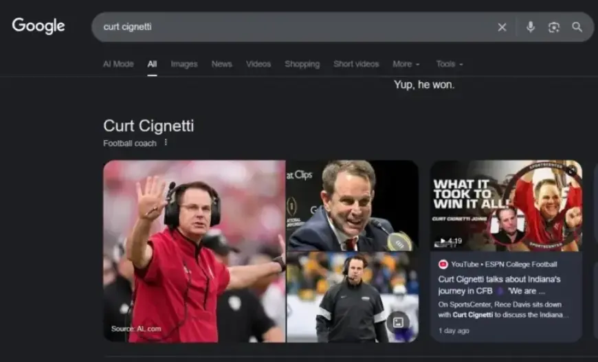 Google Confirms Curt Cignetti’s Two-Year-Old Promise Fulfilled