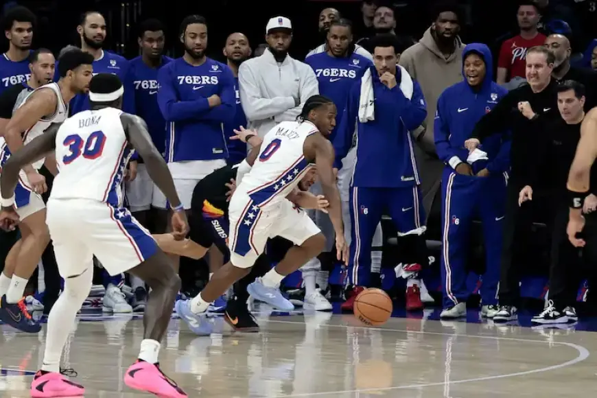 Sixers Struggle: Weak Three-Point Defense and Maxey’s Inefficiency in Suns Loss