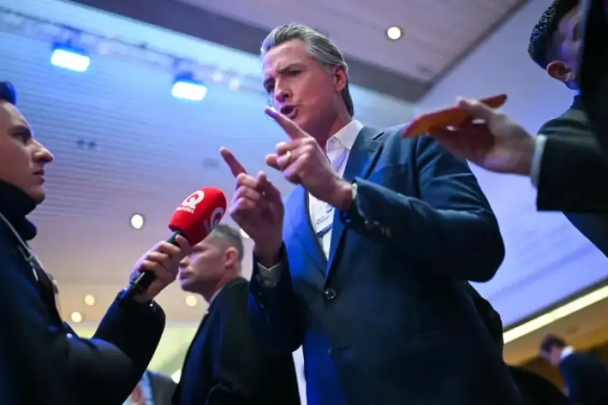 Newsom Taunts Trump in Davos, Claims ‘Rent-Free’ Space in President’s Mind