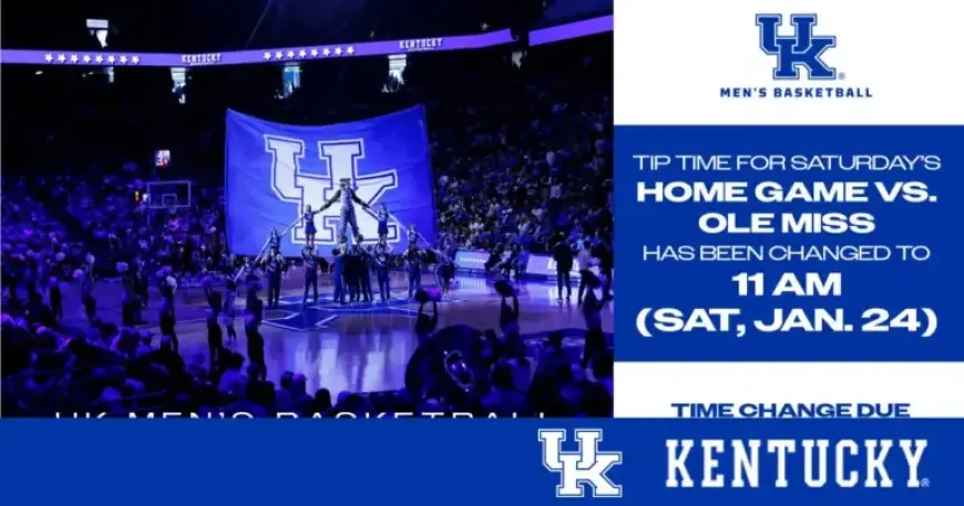 Kentucky vs. Ole Miss Basketball Game Rescheduled to 11 a.m. ET
