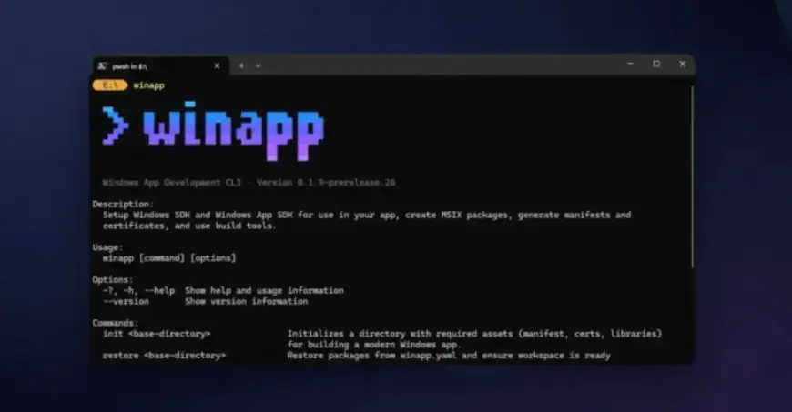 Microsoft Unveils Winapp: A Powerful Command-Line Tool for Developers
