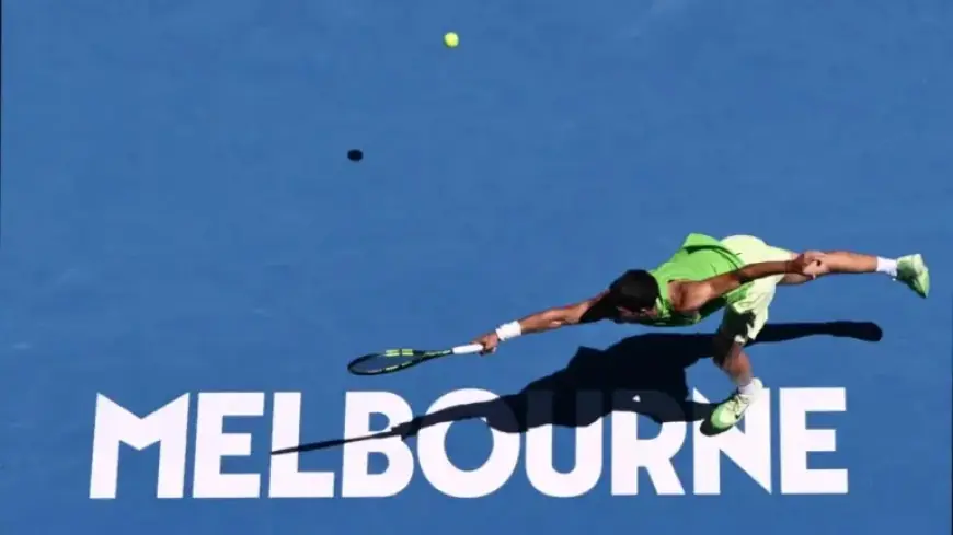 Alcaraz Celebrates 100 Grand Slam Matches in Borg-Inspired Style