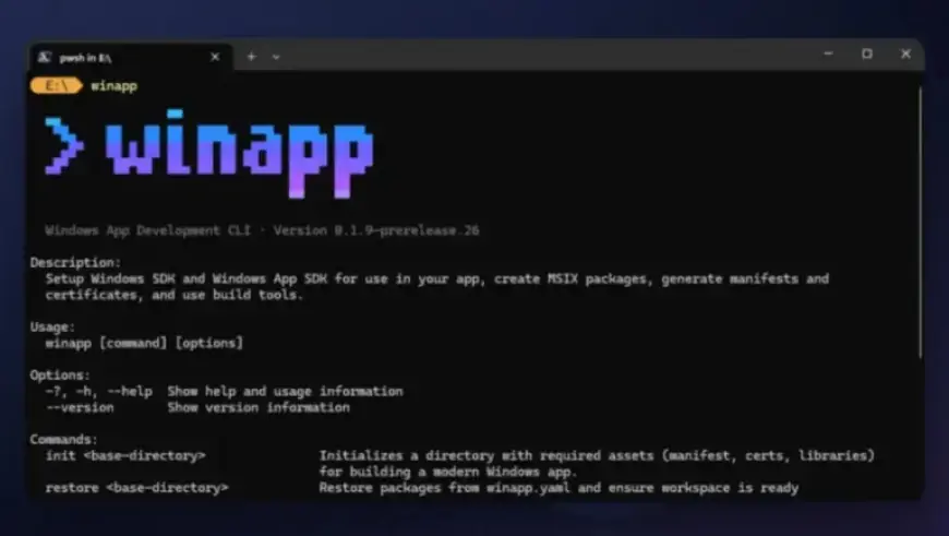 Microsoft Launches Command Line Tool for Windows App Developers