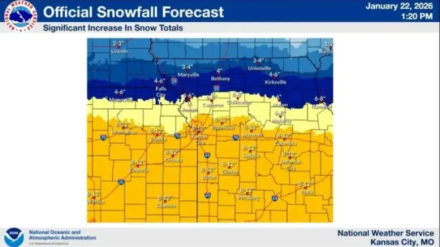 Kansas City Snowfall Forecast Increases: Find Out the New Timing